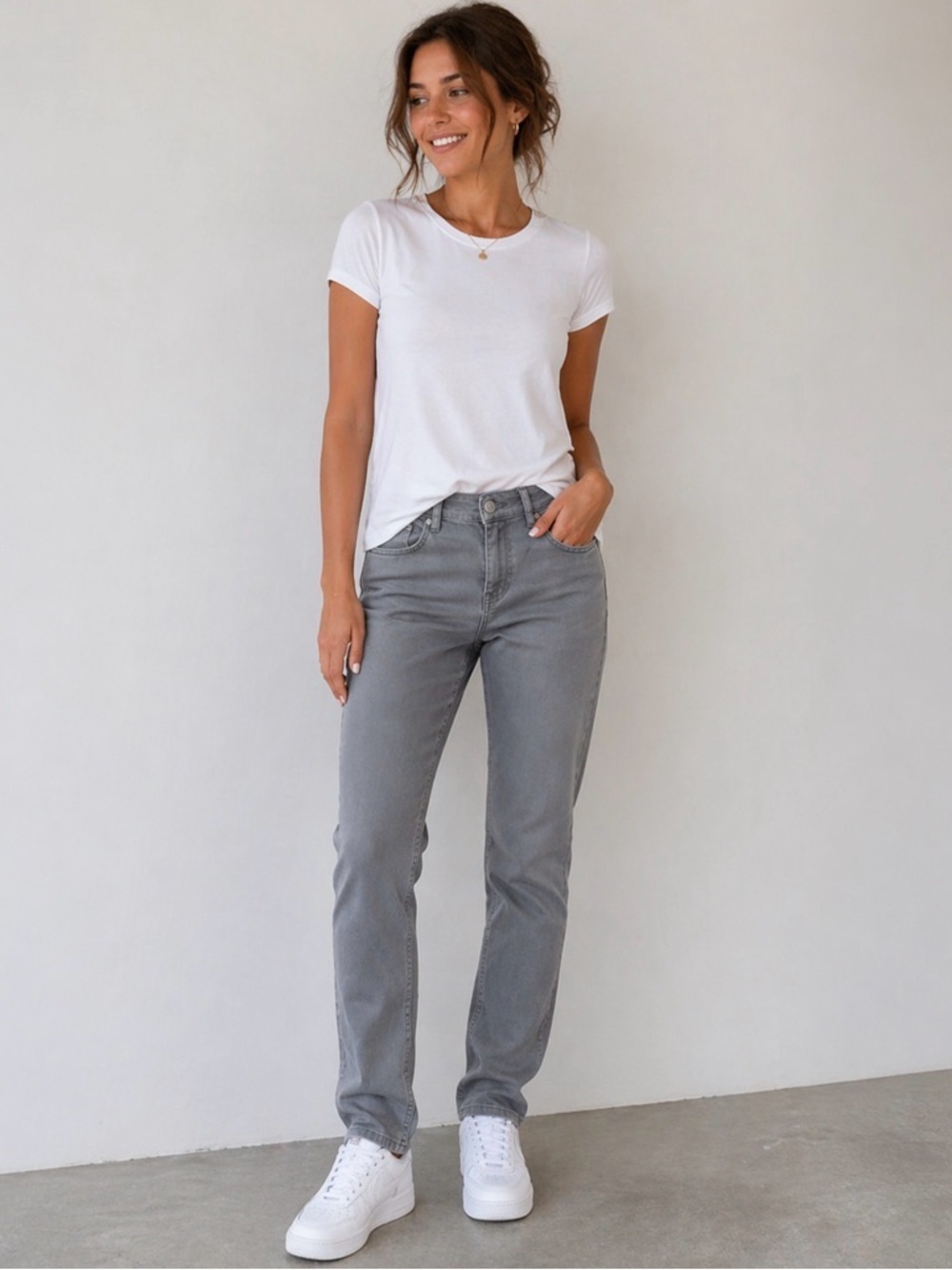 Closed Women's Skinny Jeans in Light Gray/Blue Size 28
